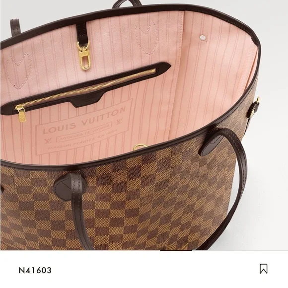 Louis Vuitton Neverfull MM Damier Ebene - Picture 1 of 8